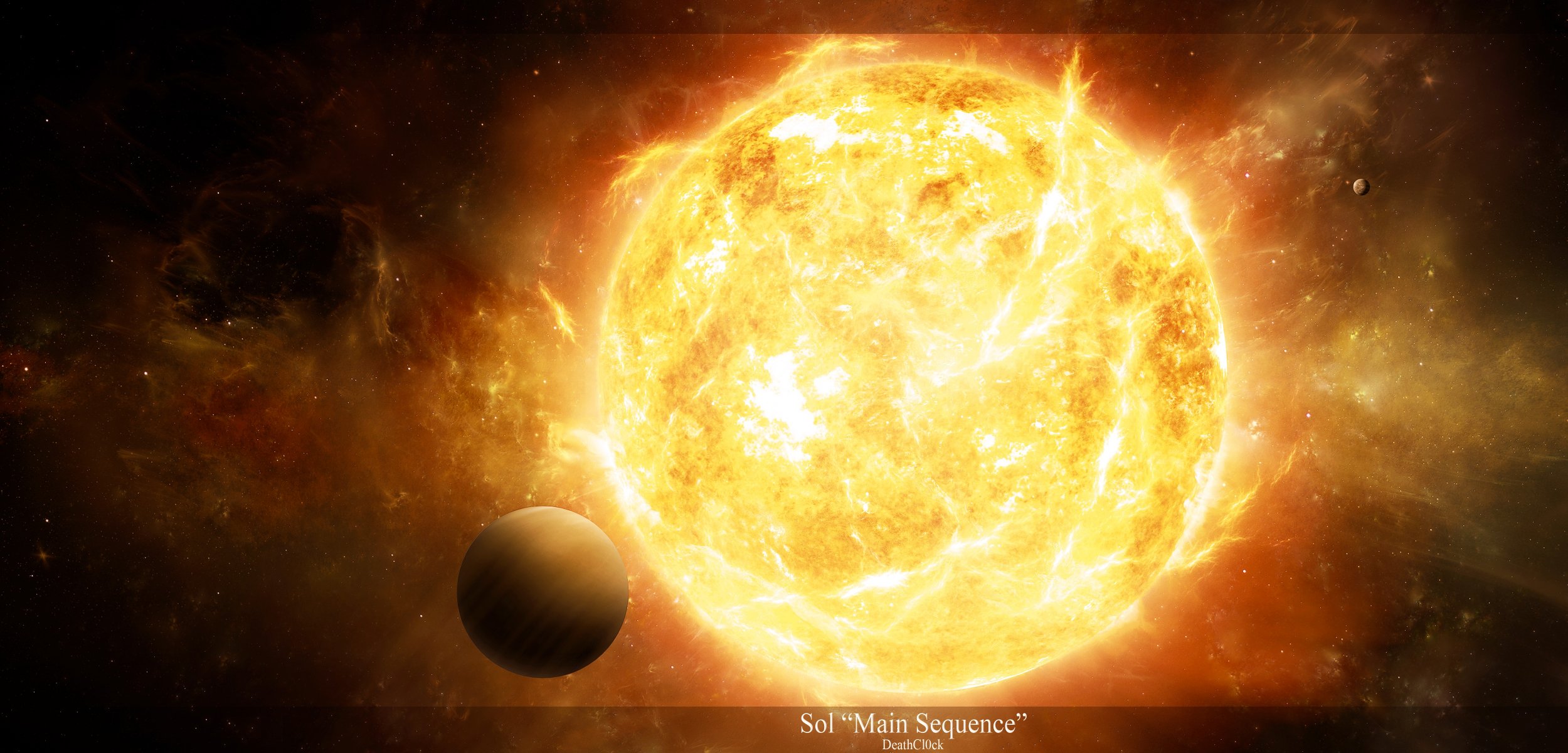 stella pianeti protuberanze luce radiazione radiazione
