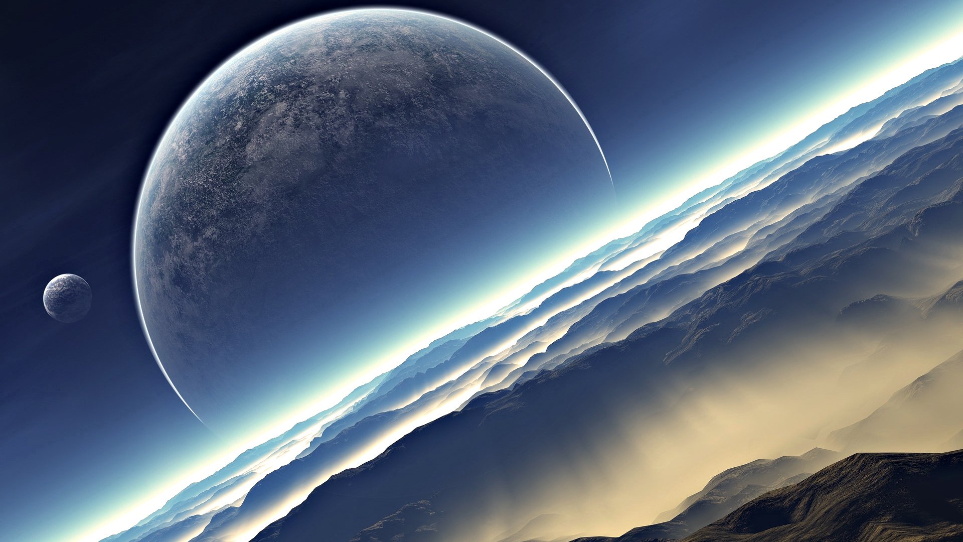 luna tierra cielo
