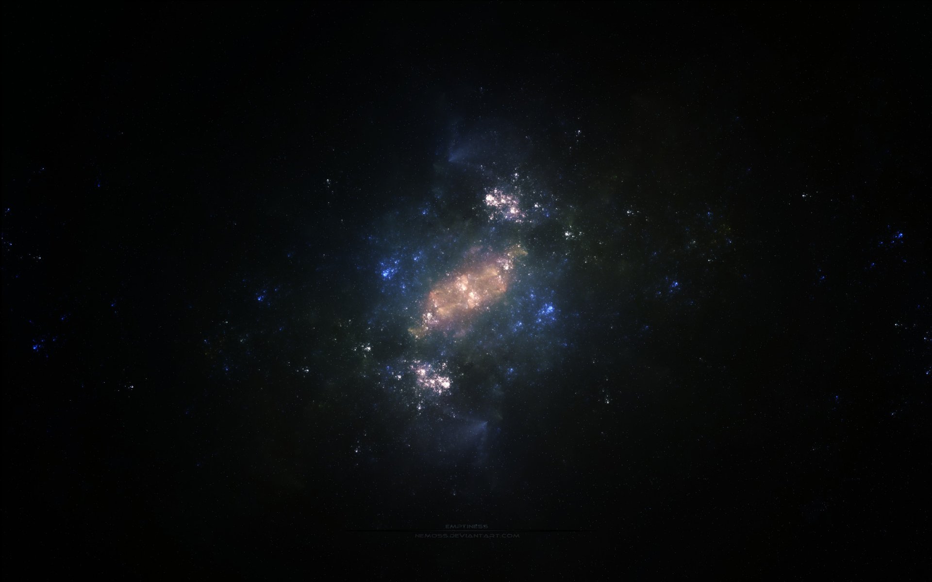 emptiness nebula space star infinity