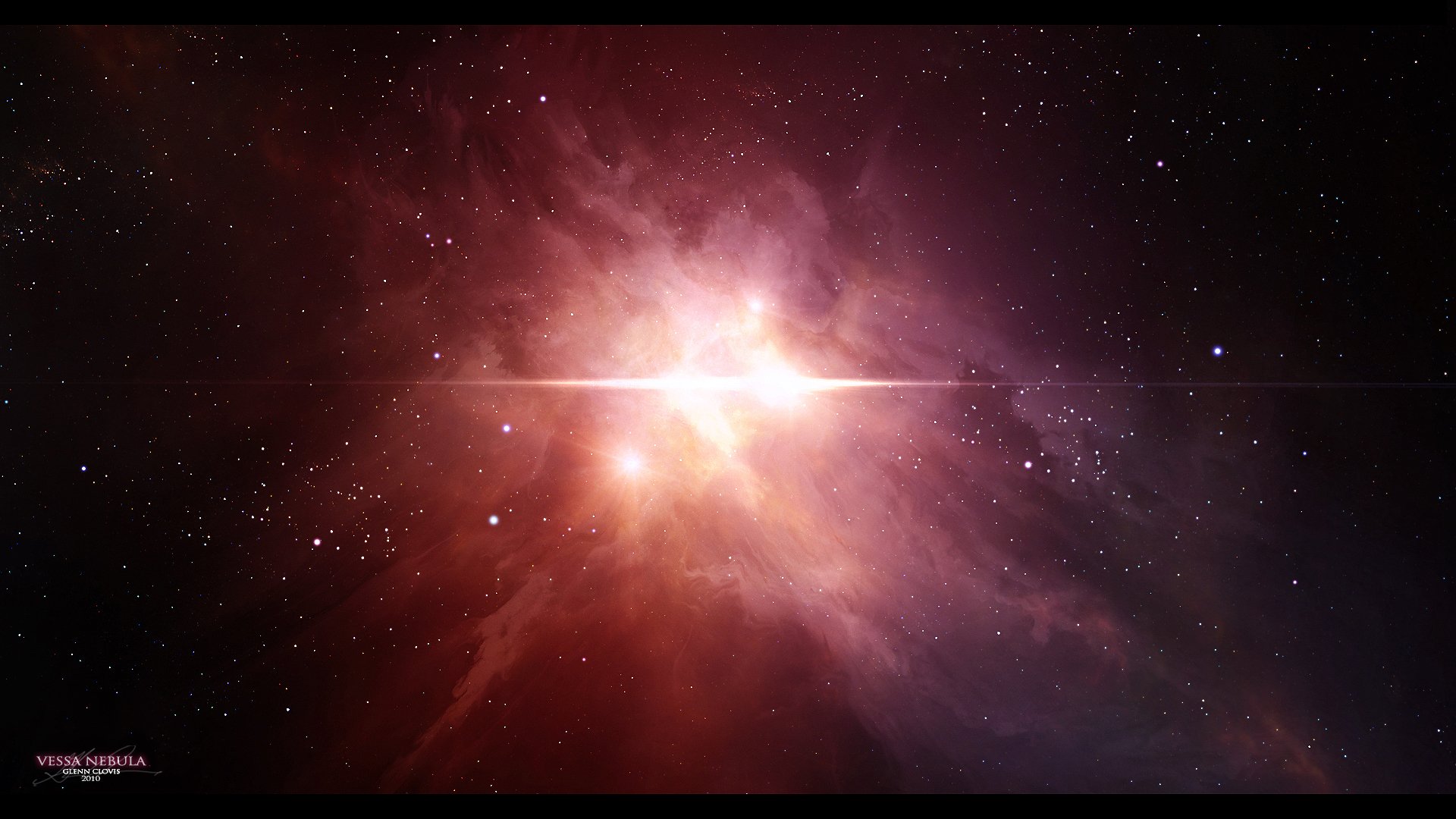 nébuleuse vessa étoiles lumière nébuleuse constellation