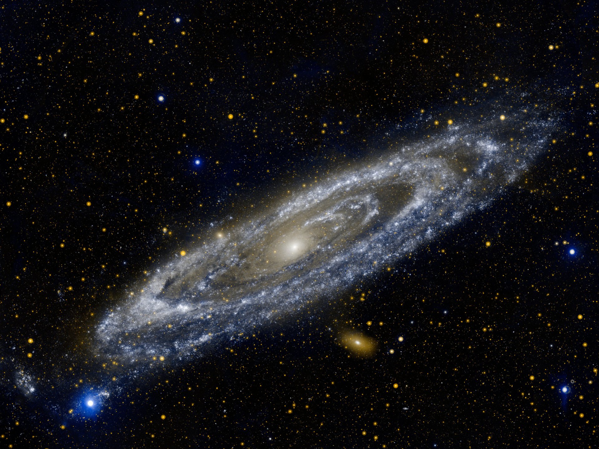 m31 galassia andromeda ultravioletto giovane massiccio stelle formazione stellare