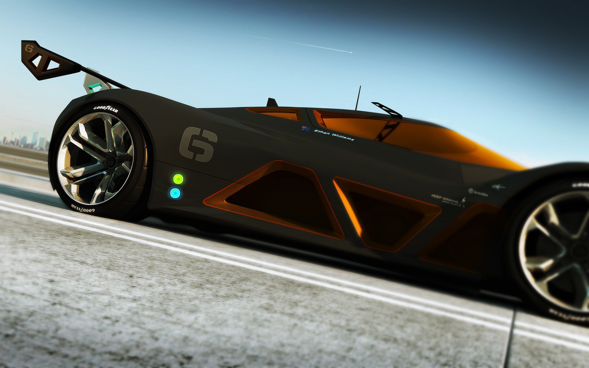 machine asphalt the sky supercar strip