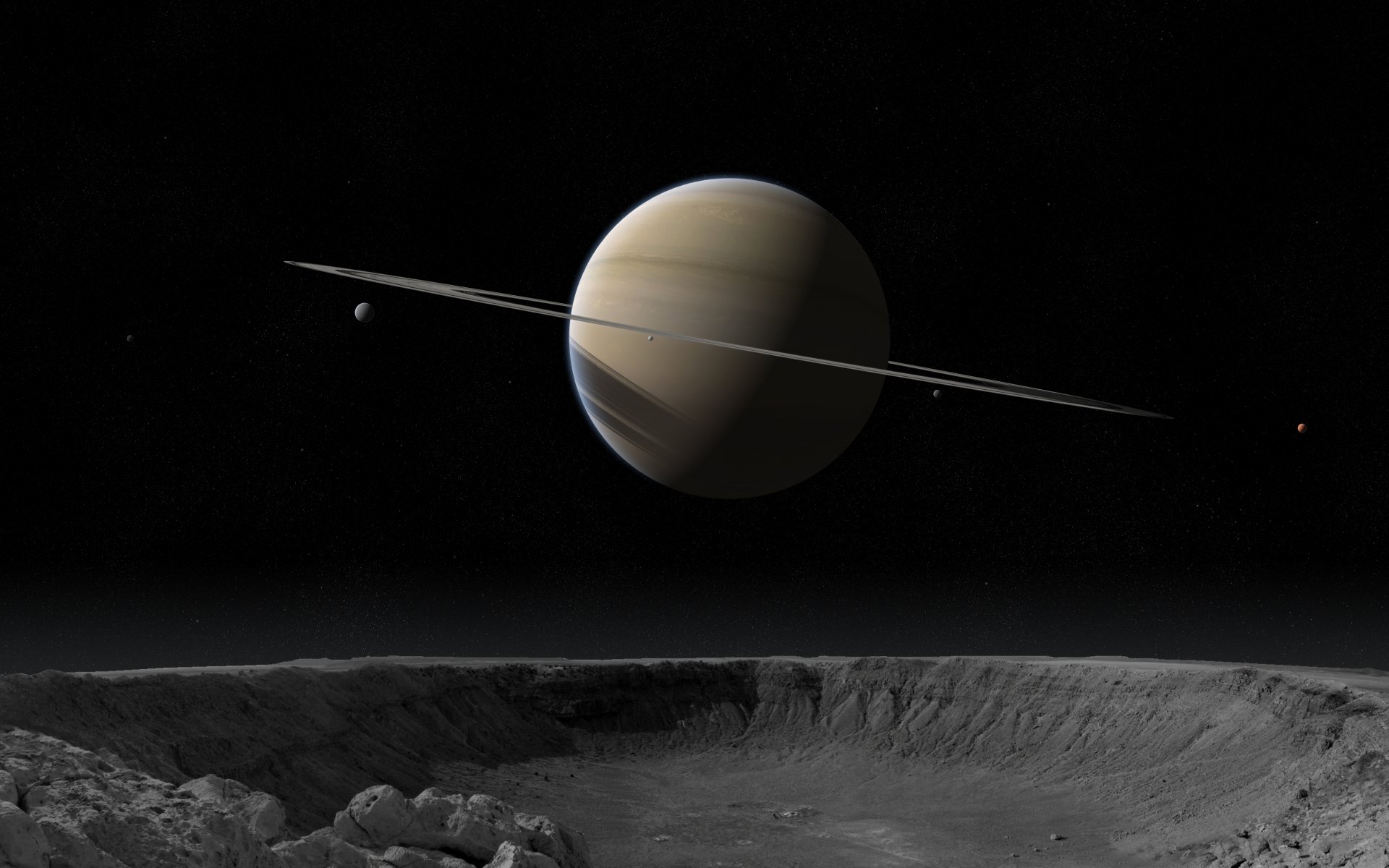 aturn satelliti anelli stelle cratere