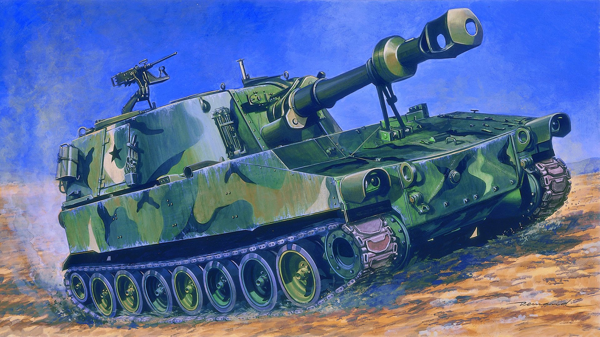 paladyn m109 paladyn samobieżny art amerykański