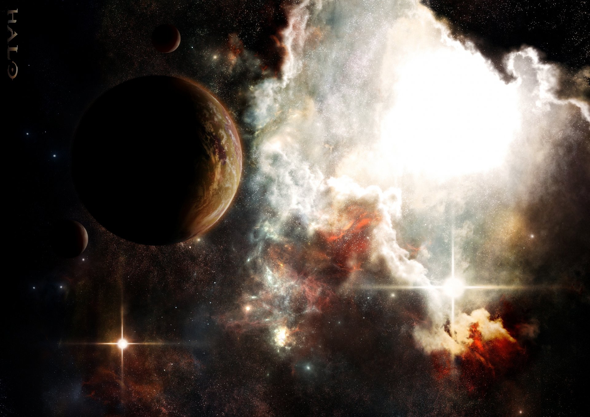 nebel konstellation planet satelliten sterne