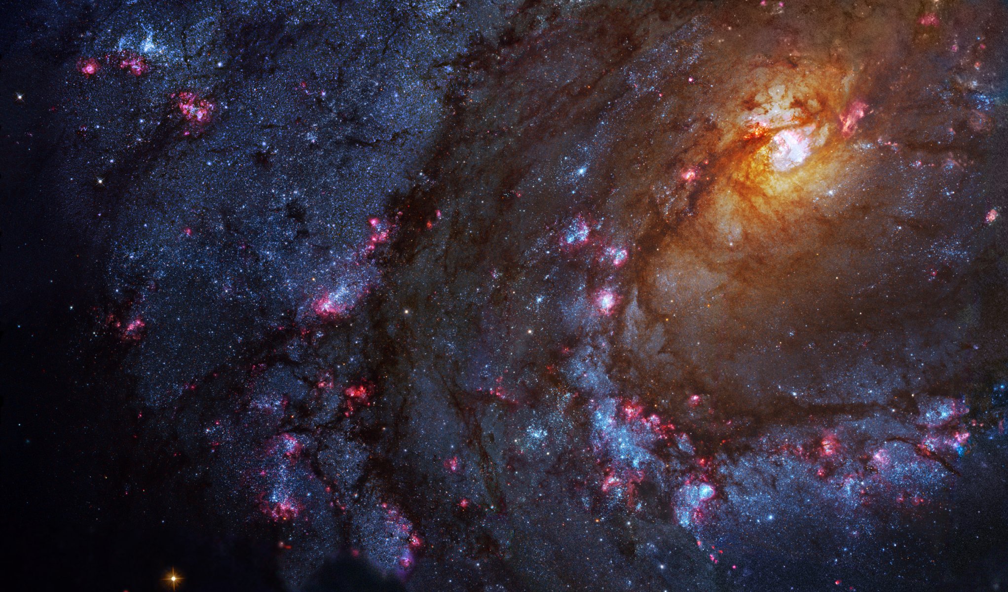 galaxia espiral m83 constelación hydra