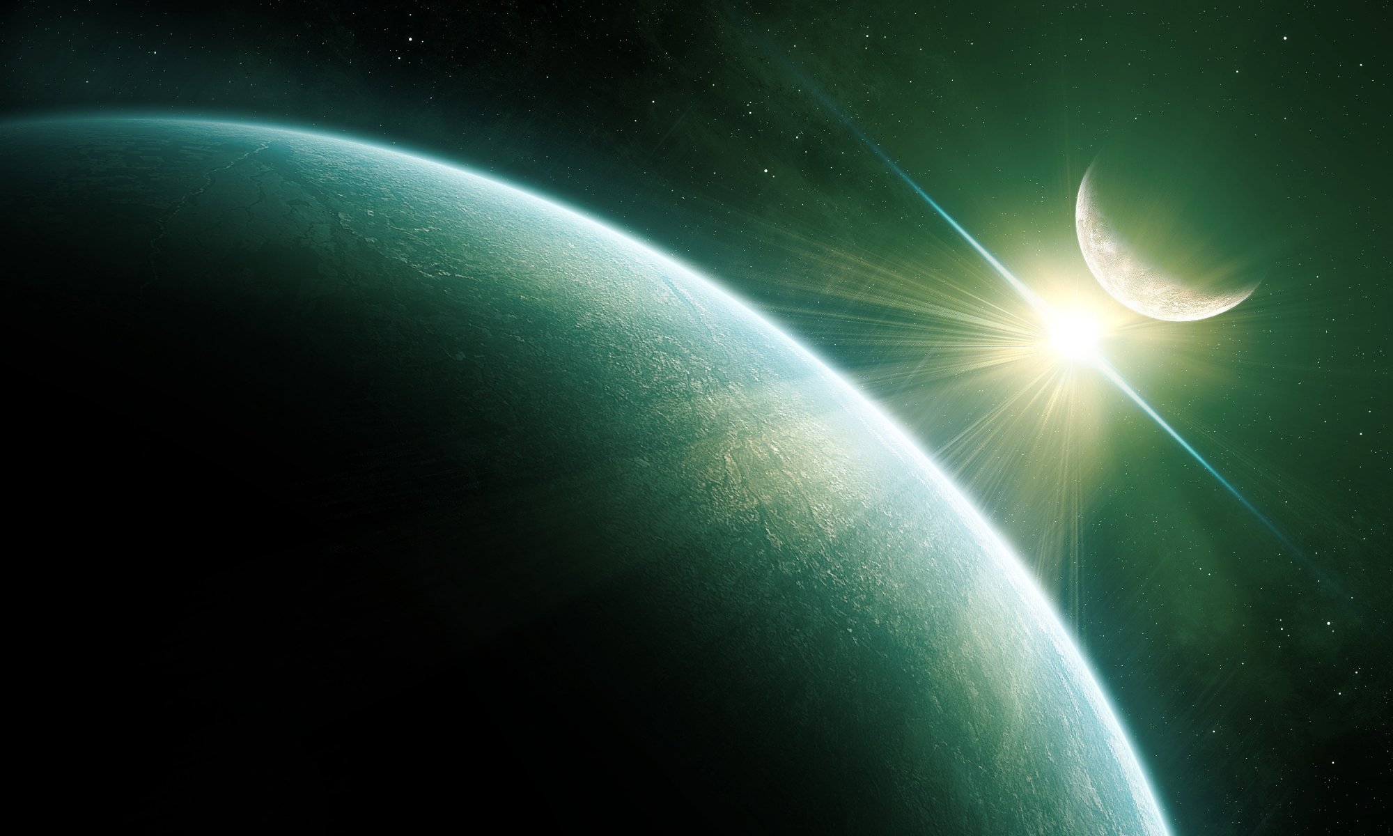 planètes étoiles lumière