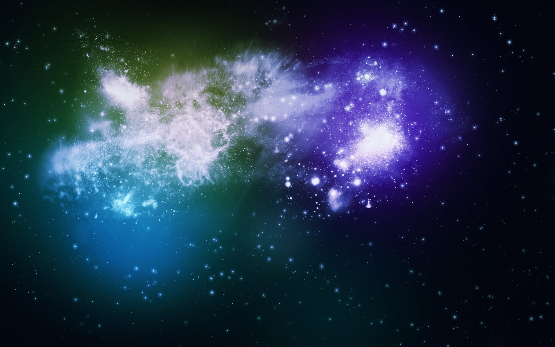espace galaxie étoiles peintures espace couleurs 2560x1600