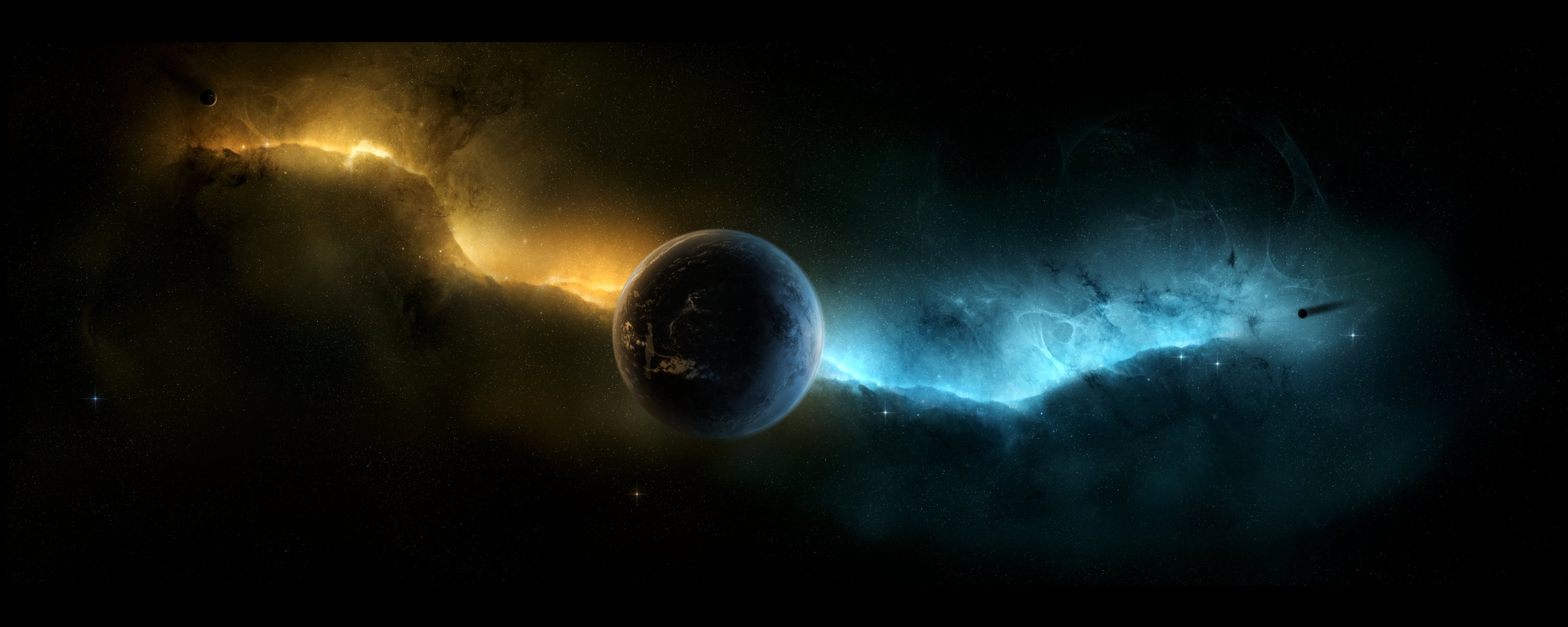 infini espace étoiles planète nébuleuse