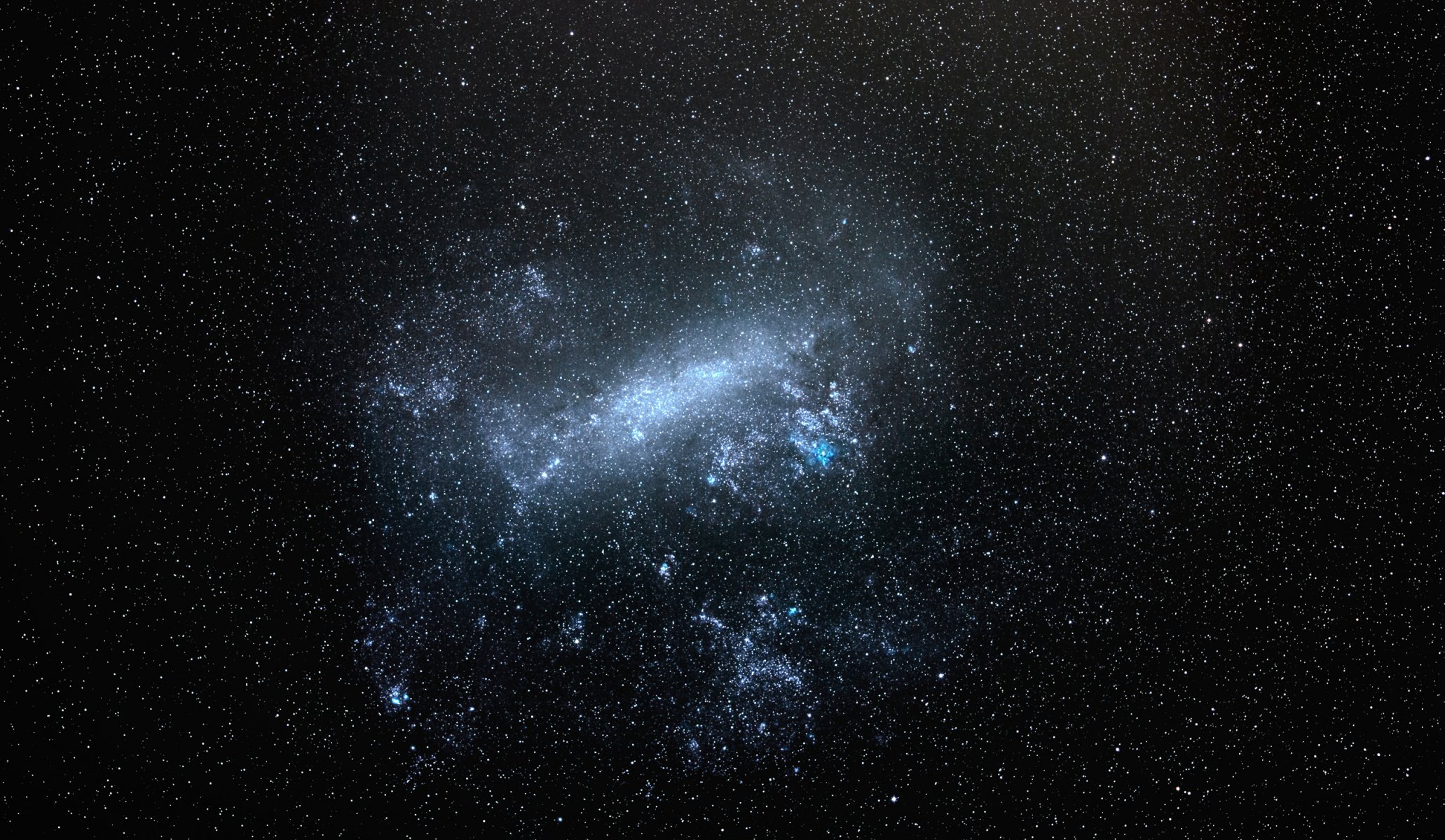 estrellas cielo noche grandes nubes de magelan