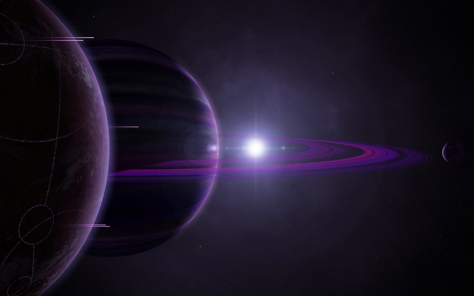 unendlichkeit sternsystem planeten stern riese ringe