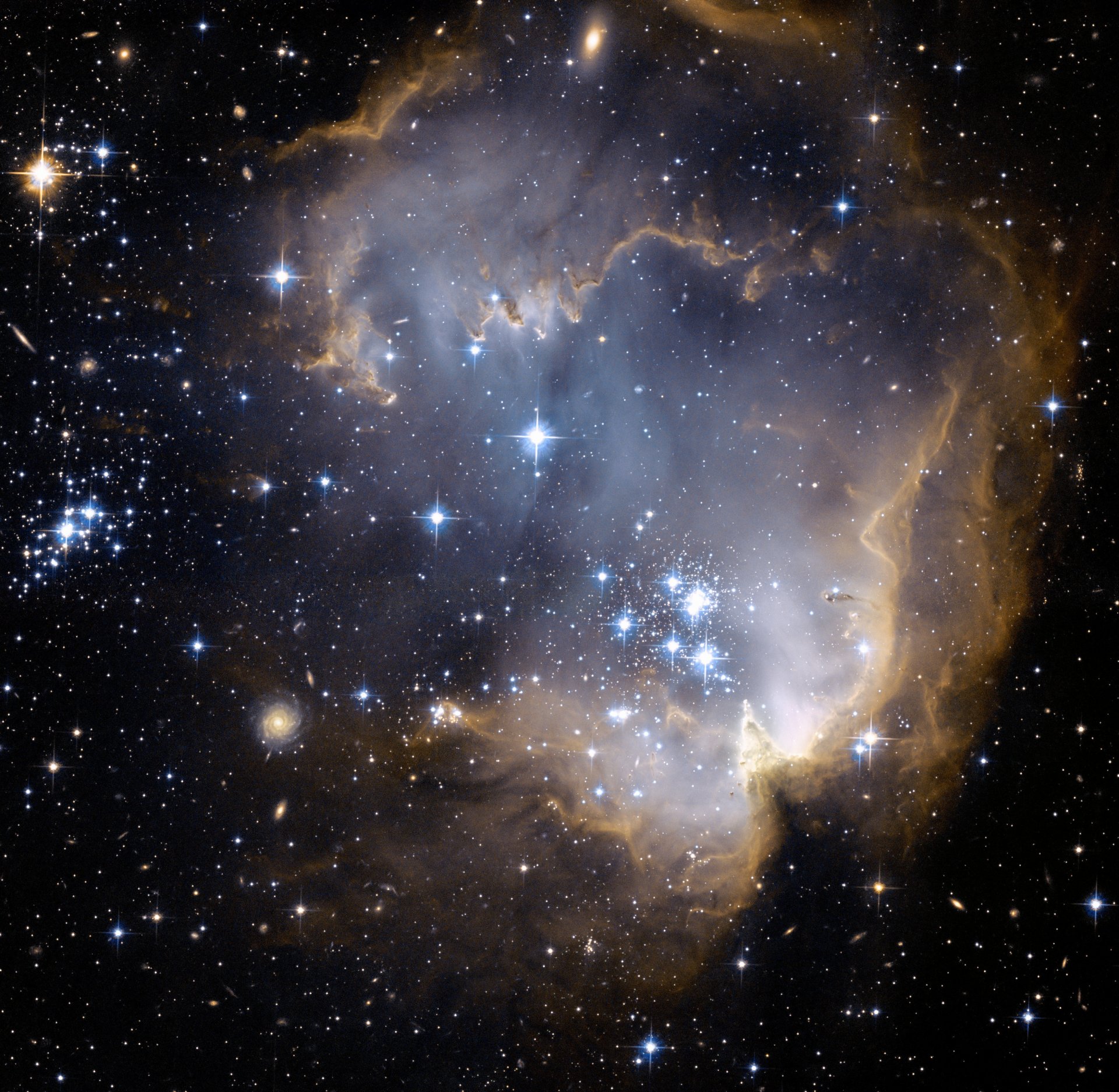 ngc 602 nebulosa spazio