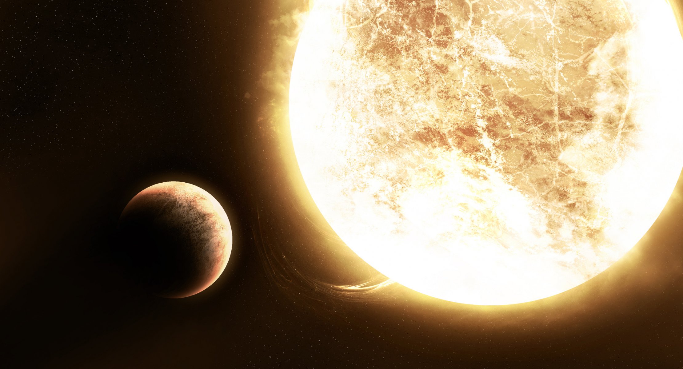planètes espace loin