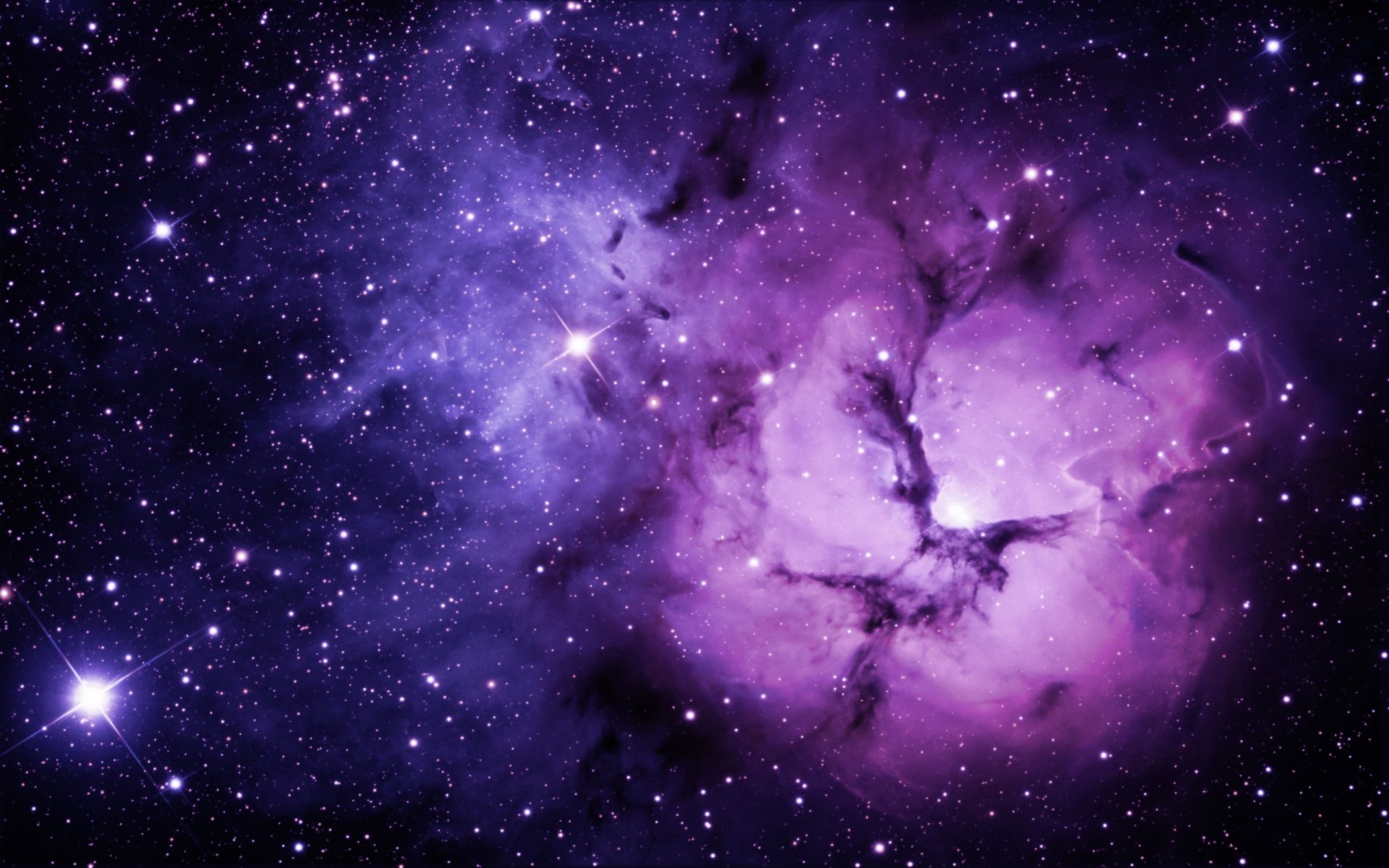 espacio galaxia luz espacio estrellas 2560x1600