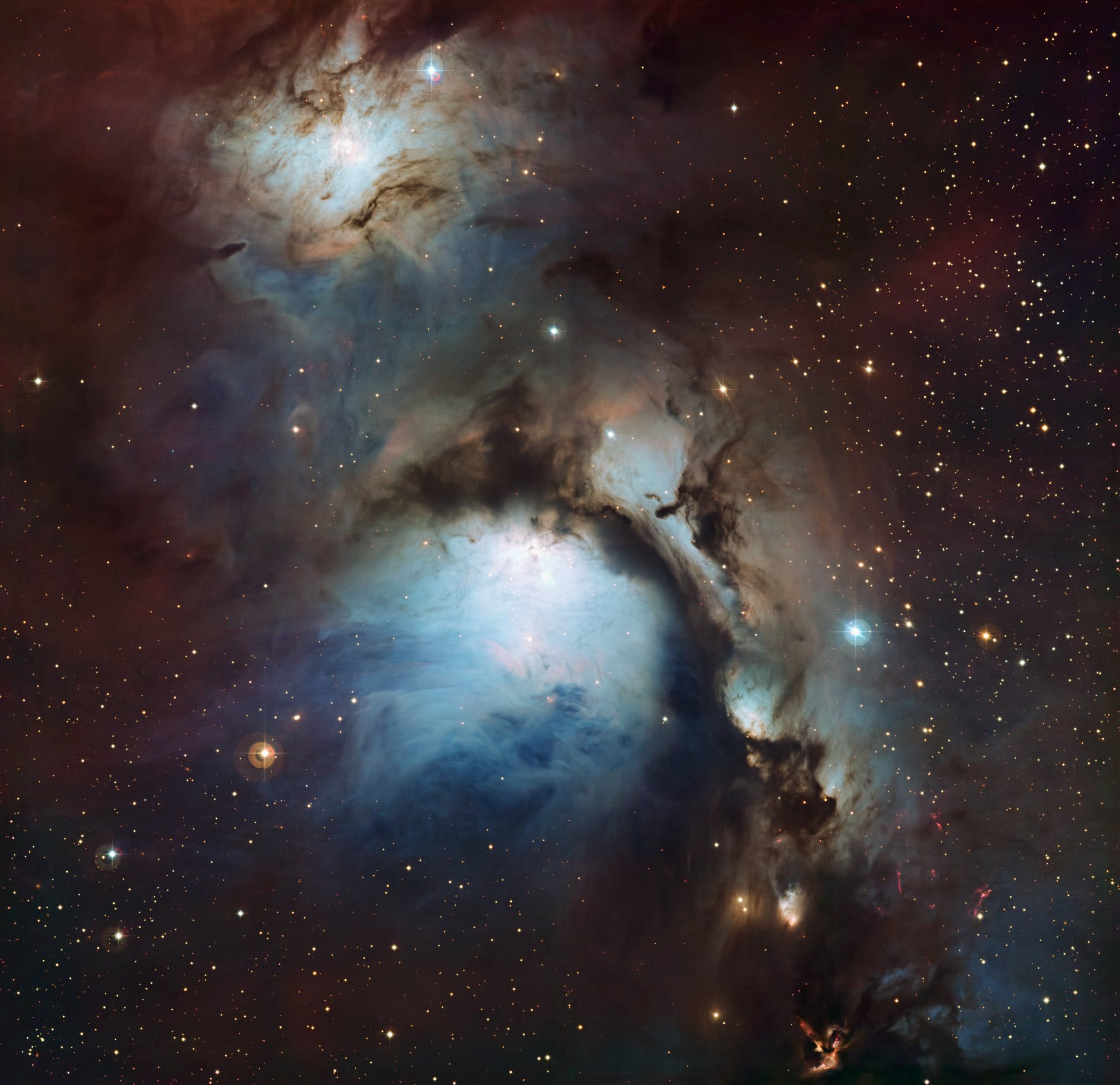 nébuleuse m 78 ngc + 2068 constellation d orion