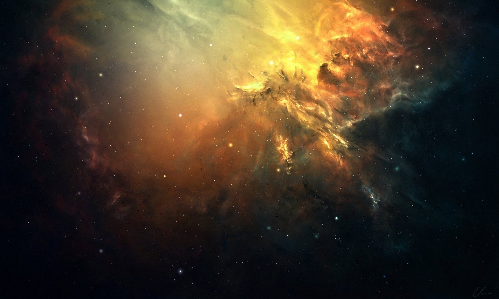 nebulosa cosmo ammasso arte stelle bagliore