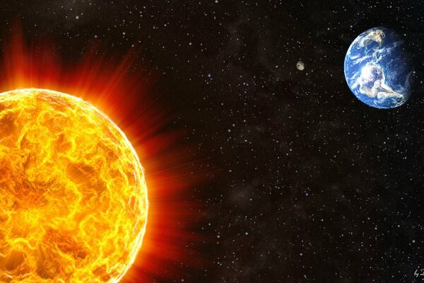 Kosmos Erde Sonne Sterne unerforscht