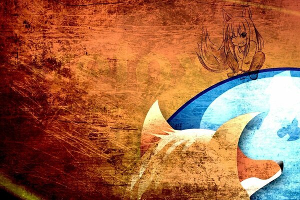 Gram picture of the browser smeared firefox