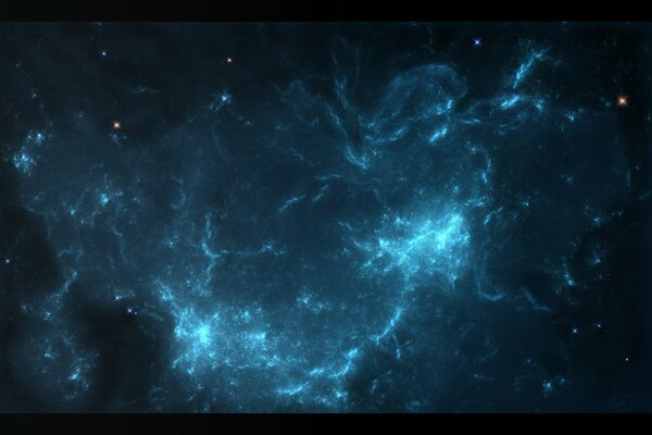 Espacio exterior y estrellas brillantes
