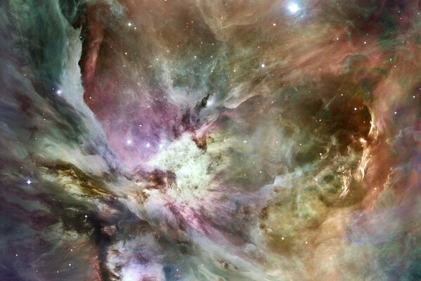 La bellissima nebulosa Orion Spitzer