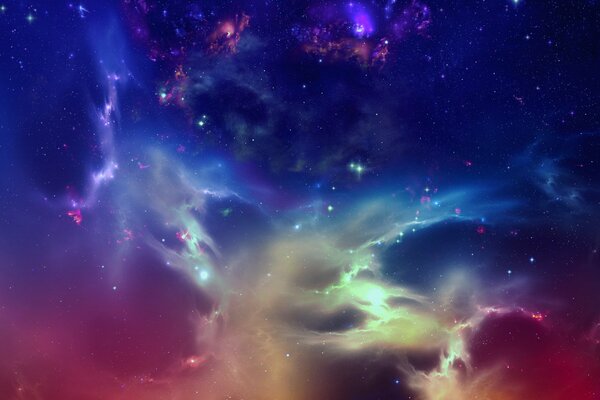 The Titan nebula in beautiful space
