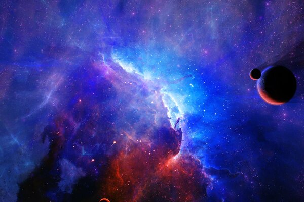 Nebulosa interplanetaria que absorbe satélites