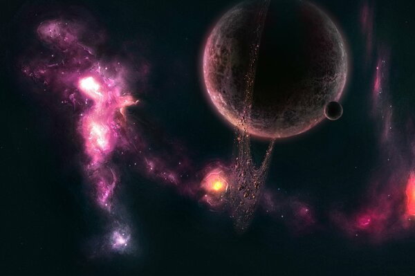 Un juego de colores sublime gracias a la nebulosa