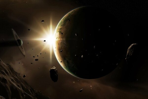 Parada planet. Nierealny kosmos