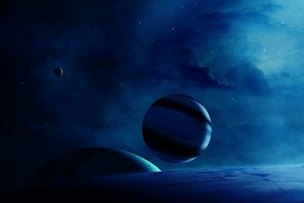 Mundo espacial. Desfile de planetas