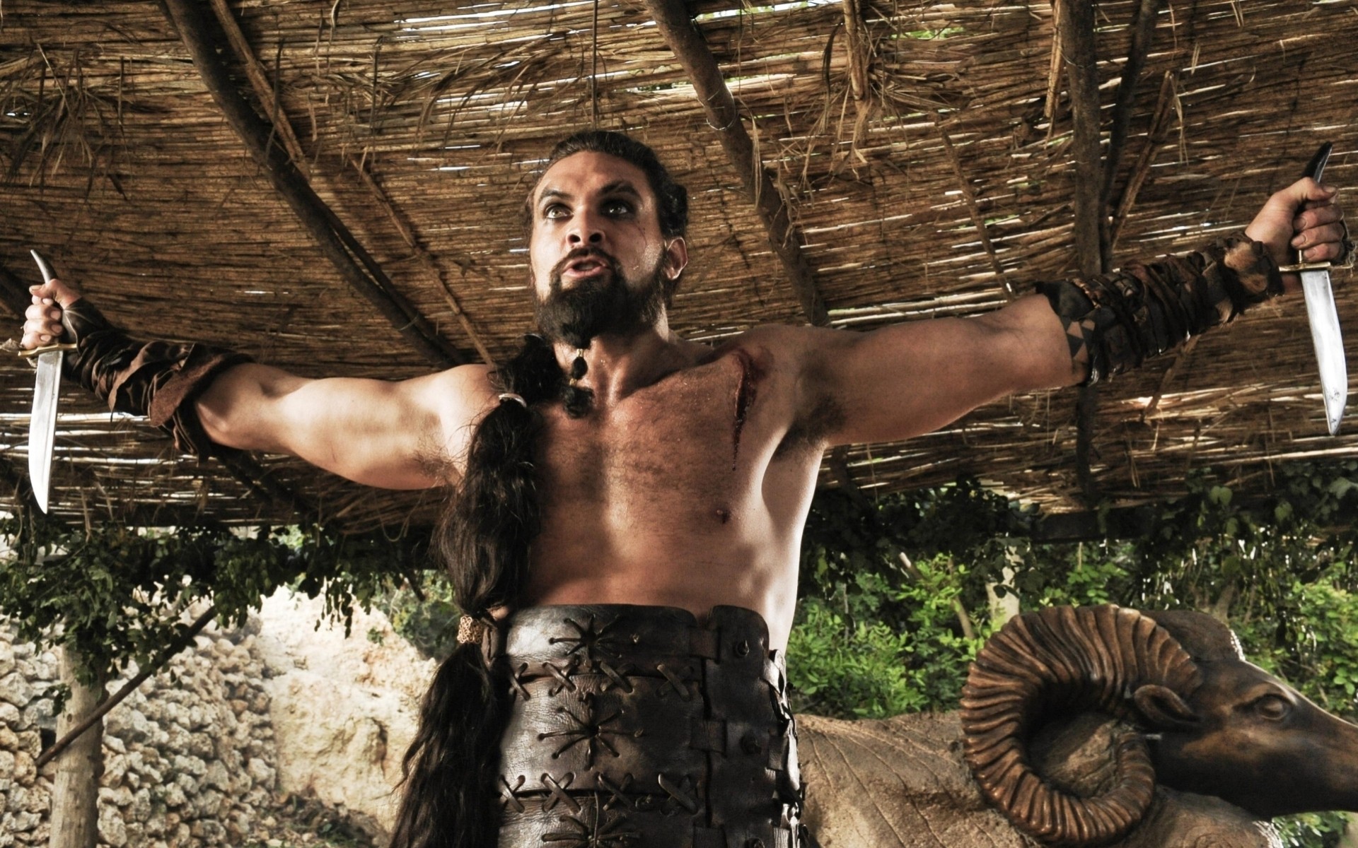 khal drogo khal drogo jason momoa se acerca el invierno juego de tronos canción de hielo y fuego actor