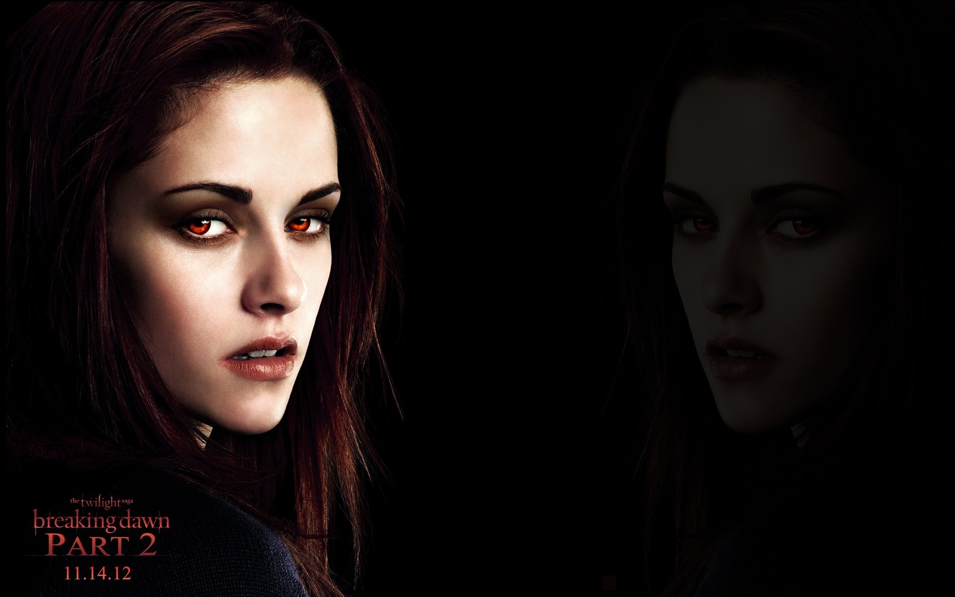 vampires darkness celebrity actress black background views central park bella swan reflection kristen stewart