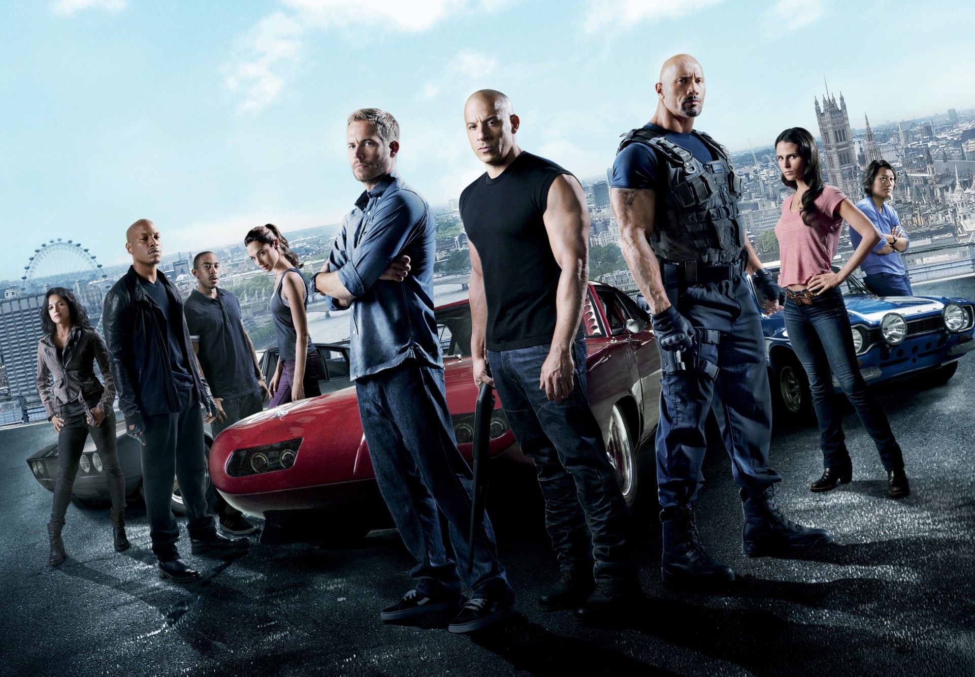 letty jordana brewster fast and furious 6 vin diesel tyrise gibson dwayne johnson paul walker michelle rodriguez