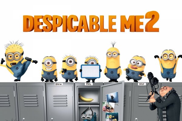Despicable me two. Minions hooligans