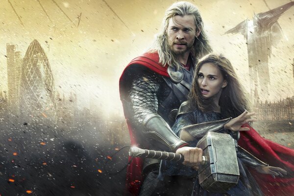 The movie Thor and the hero s girlfriend