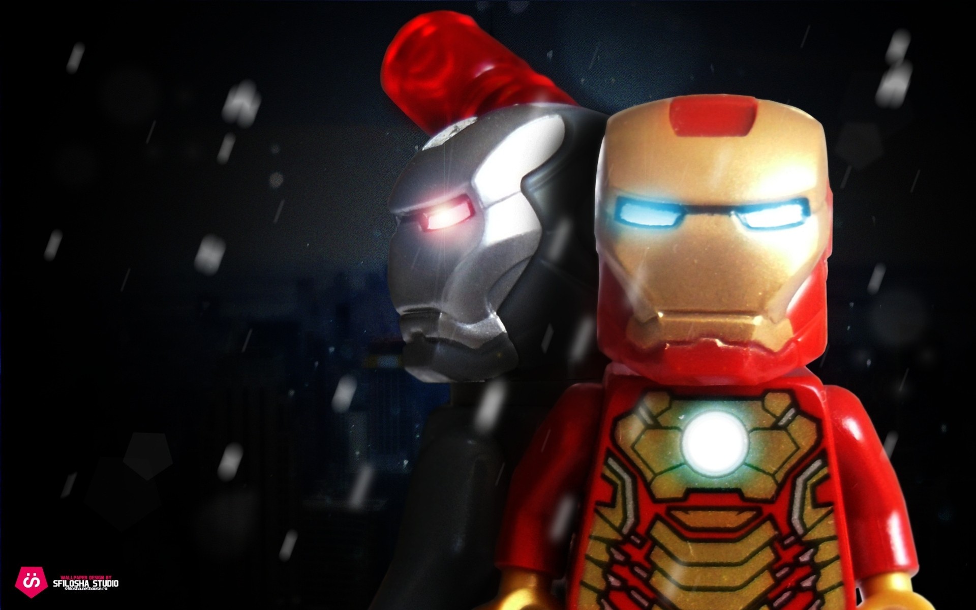 iron man black background