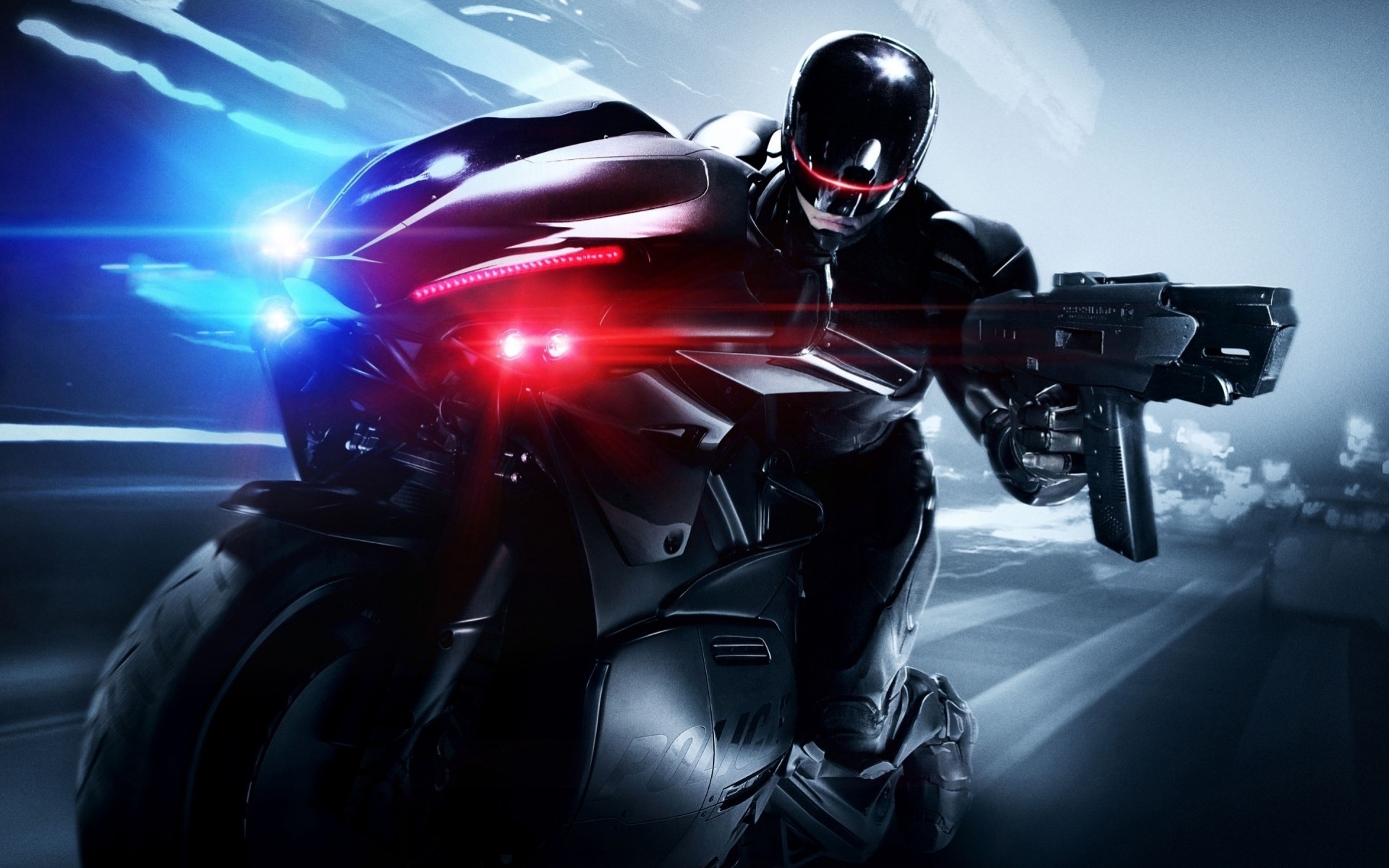 armes action motos mouvement robocop bombardier fiction