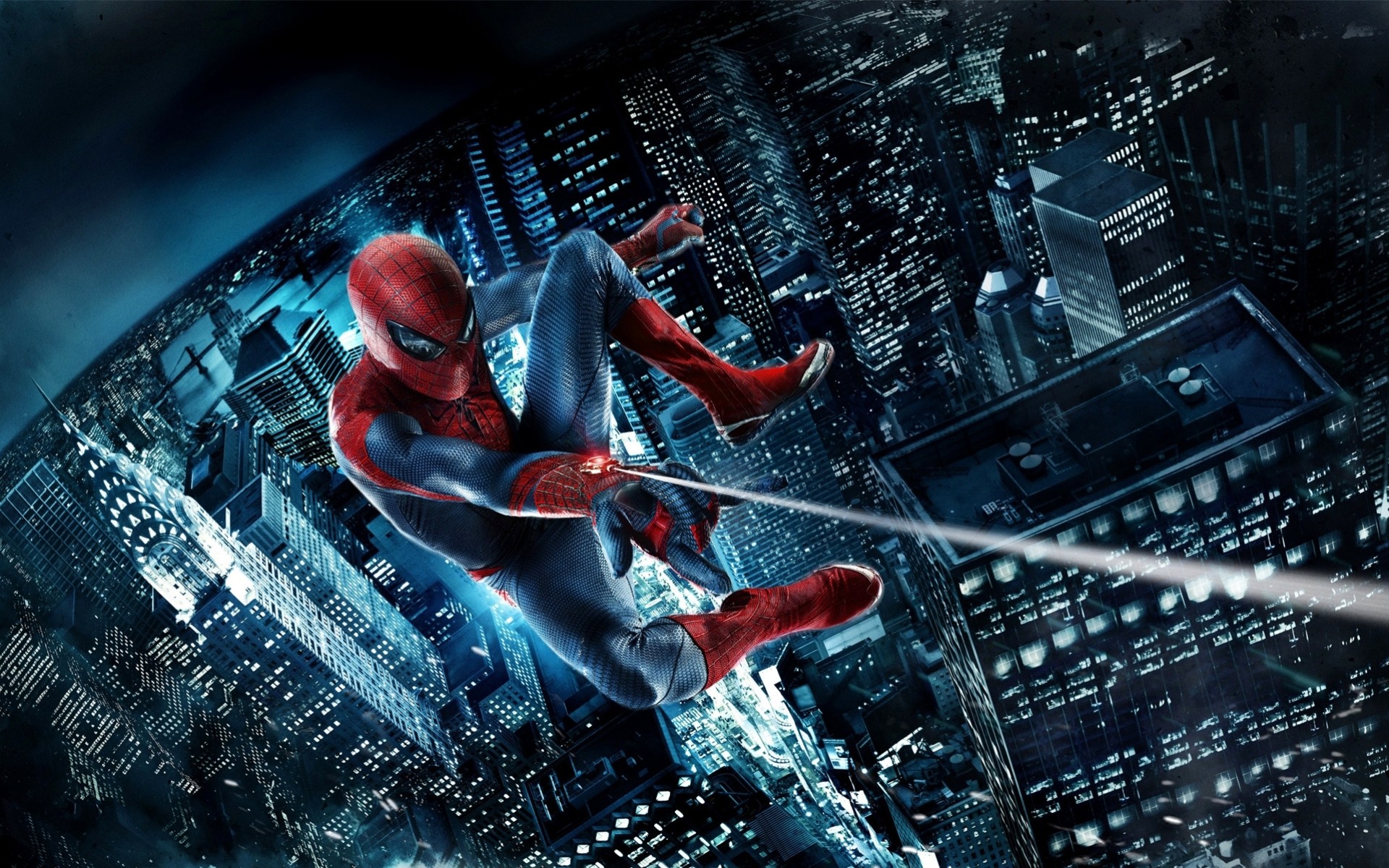 nuit gratte-ciel amazing spider-man vole donatello spider-man