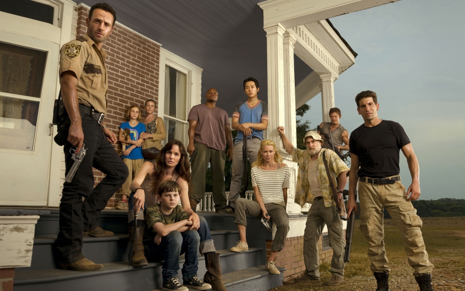 serie hieroglyphen zombie seriell carol sofia rick laurie karl daryl glenn farm the walking dead dale