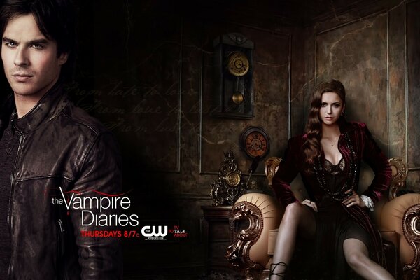 The Vampire Diaries, Damon and Catherine