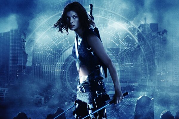 Bellezza Milla Jovovich in Resident Evil film