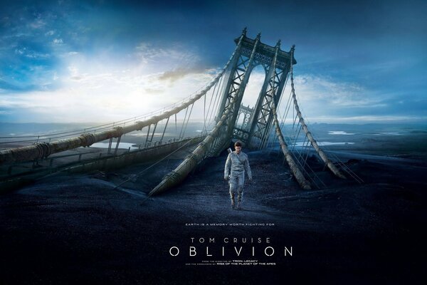 Oblivions Filmplakat mit tom Cruise