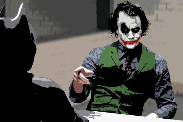 Heath Ledger como el Joker