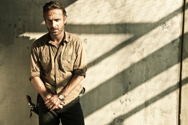 Foto di Rick Grimes il morto che cammina