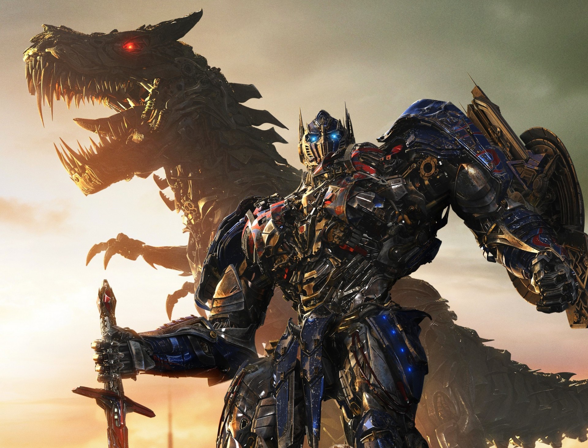 autobots transformers: edad de extinción optimus prime michael bay dinosaurio dragón máquinas