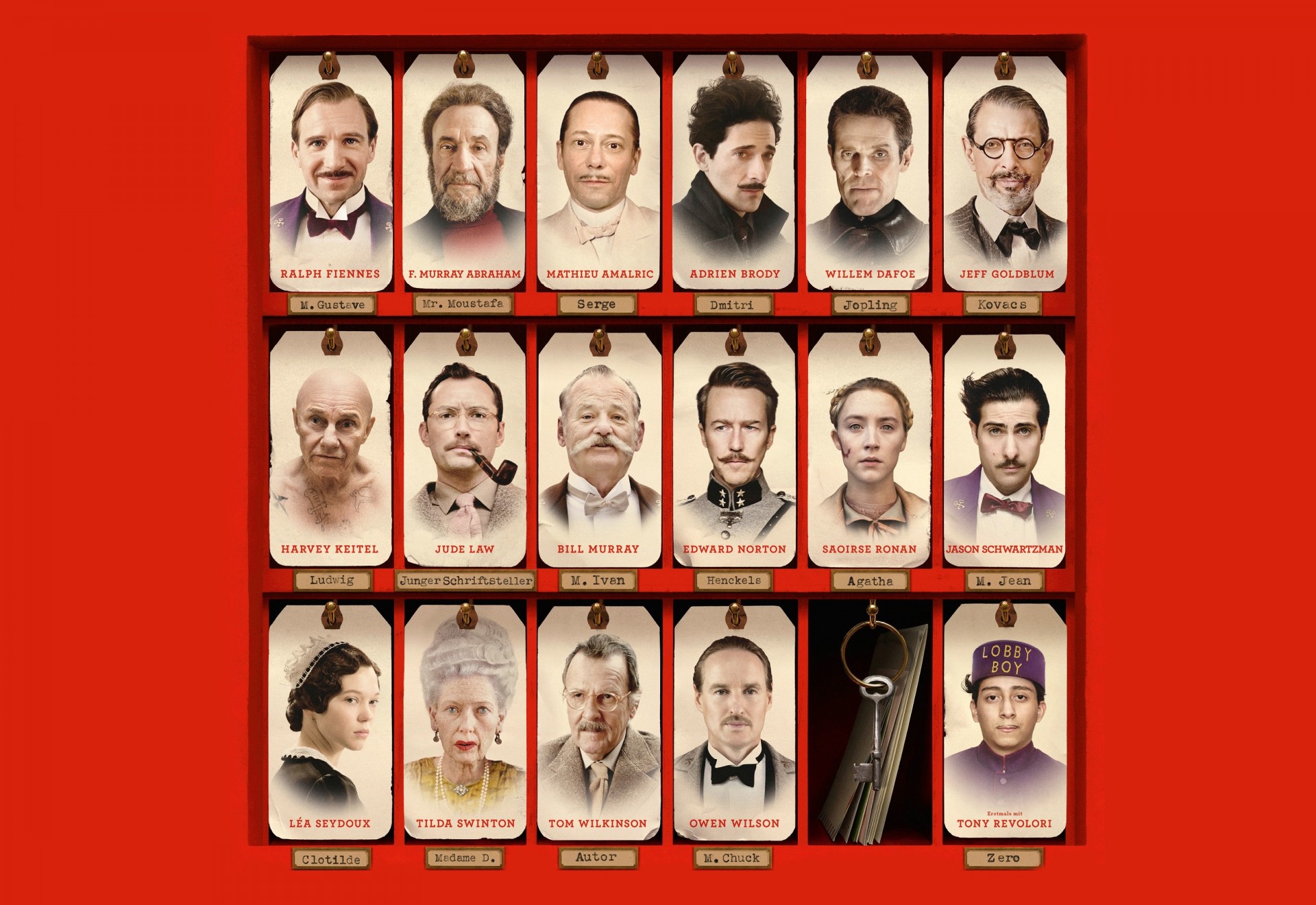 bill murray edward norton adrien brody grand hotel budapest ralph fiennes saoirse ronan