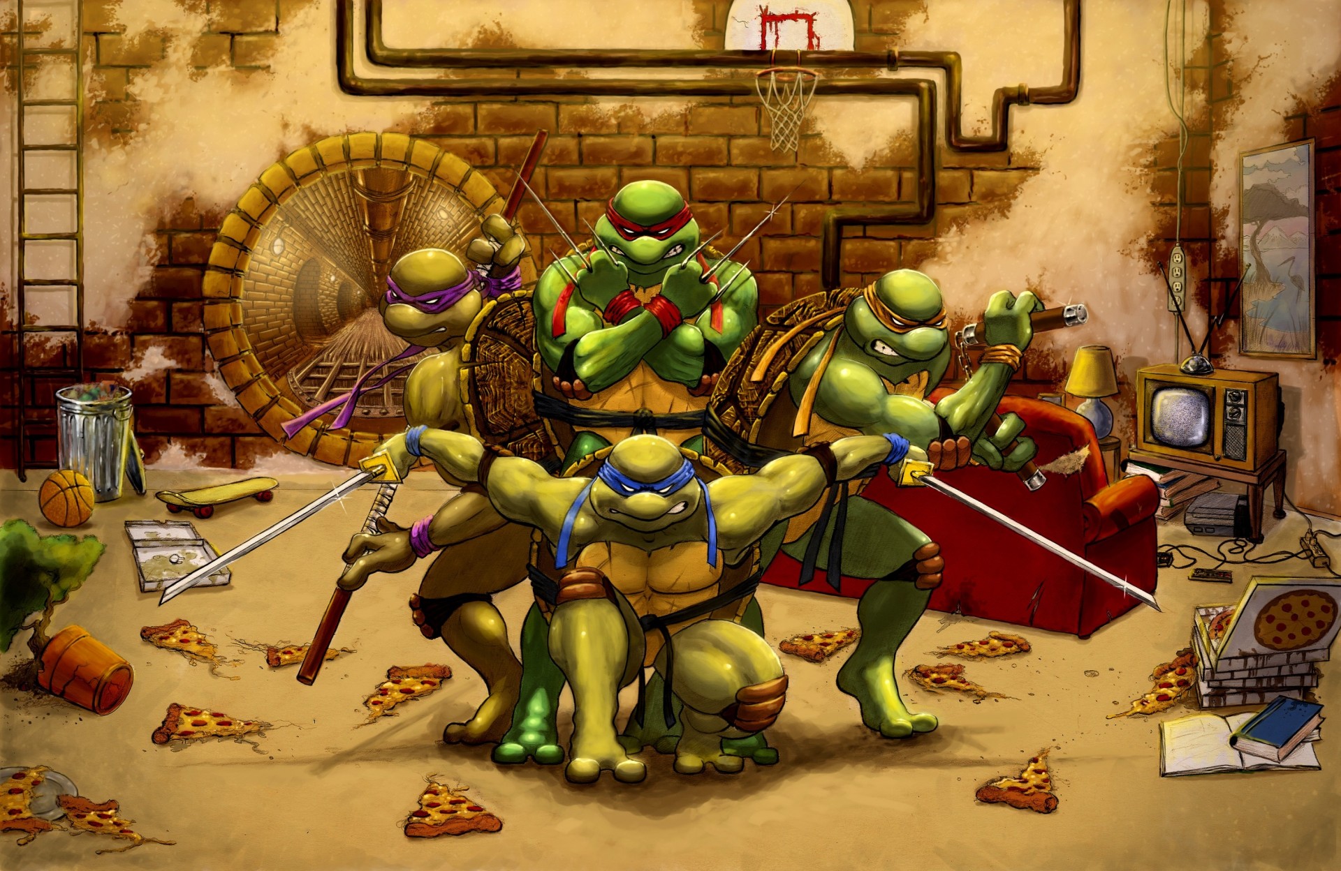 leonardo teenage mutant ninja turtles michelangelo donatello raphael