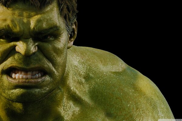 Marvel Hulk closeup