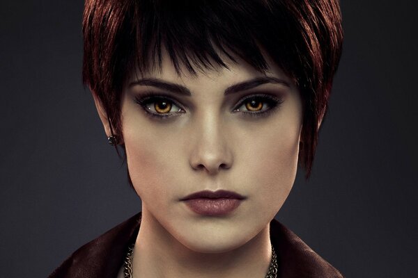 The main character is a vampire actress from twilight