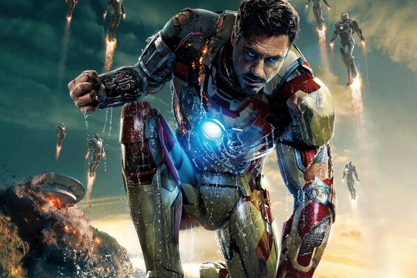 Iron Man in costume