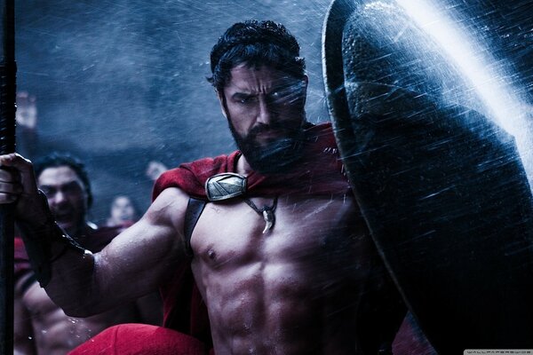 Imagen del actor Gerard Butler de la famosa película